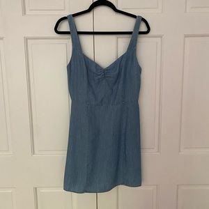 Reformation denim dress size 8